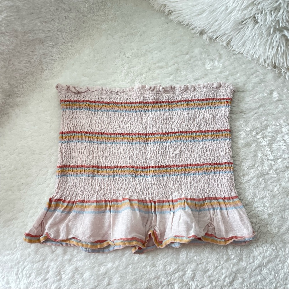 American Eagle Smocked Tube Top